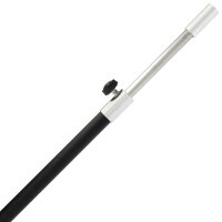 Aluminium Bank Stick schwarz 30 - 50 cm