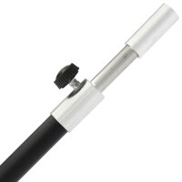 Aluminium Bank Stick Black 50 - 90 cm