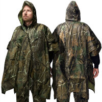 Poncho CAMO Regenjacke Regenponcho
