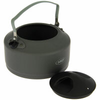Leichter Camping-Wasser-Kessel 1,1 l Aluminium Campinggeschirr Kochgesc...
