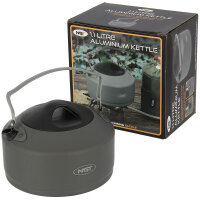 Leichter Camping-Wasser-Kessel 1,1 l Aluminium Campinggeschirr Kochgesc...