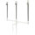 Edelstahl Bankstick 20 - 30 cm